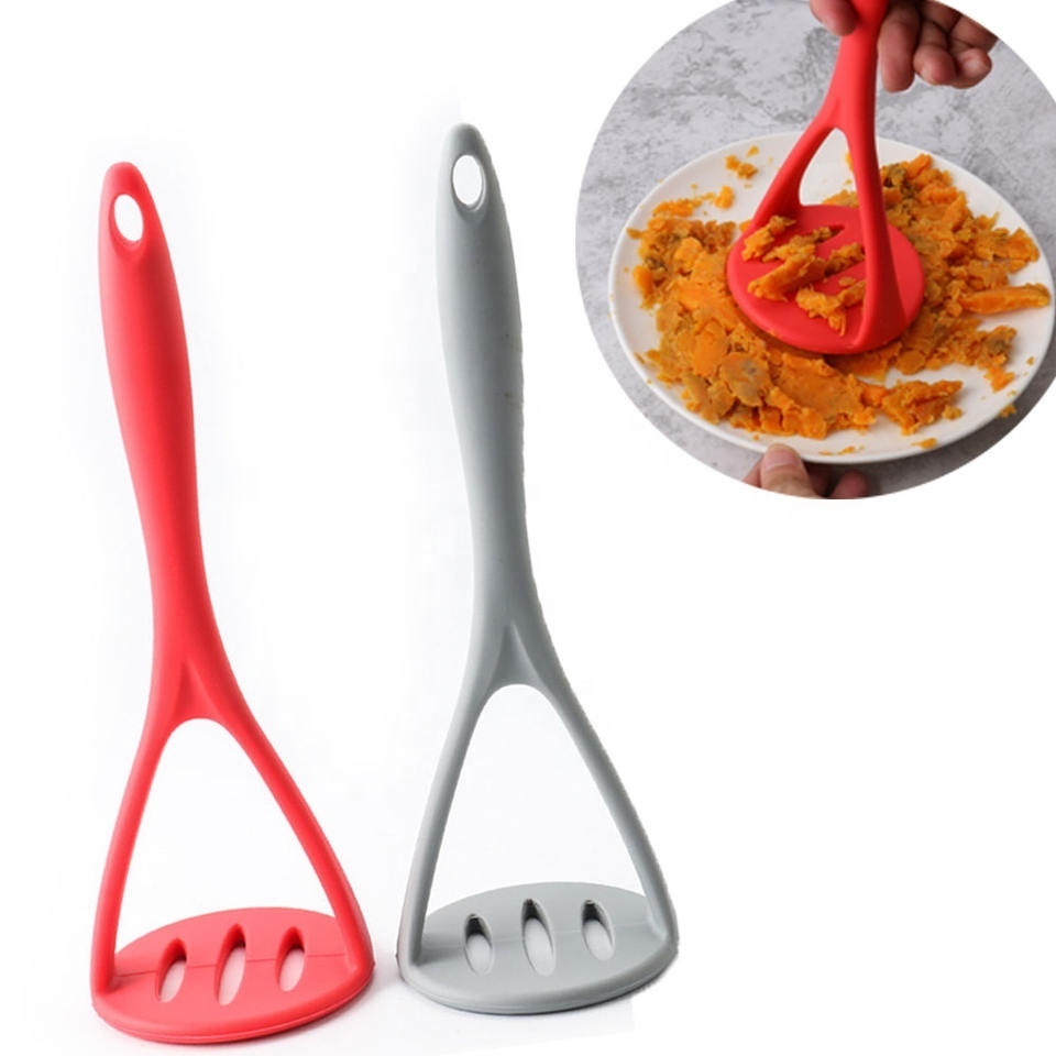 Hot Sale Silicone Vegetable Fruit Crusher  Potato Press Potato Ricer Masher Kitchen Tools accessories