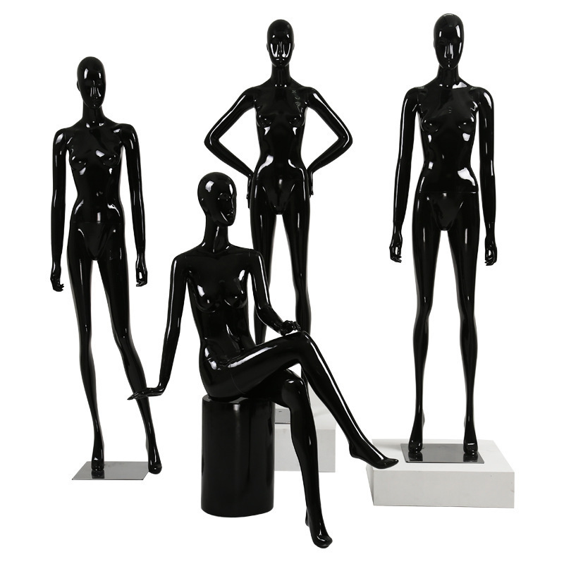 Beautiful full body adult sexy pose female mannequins abstract fiberglass women mannequin for window display