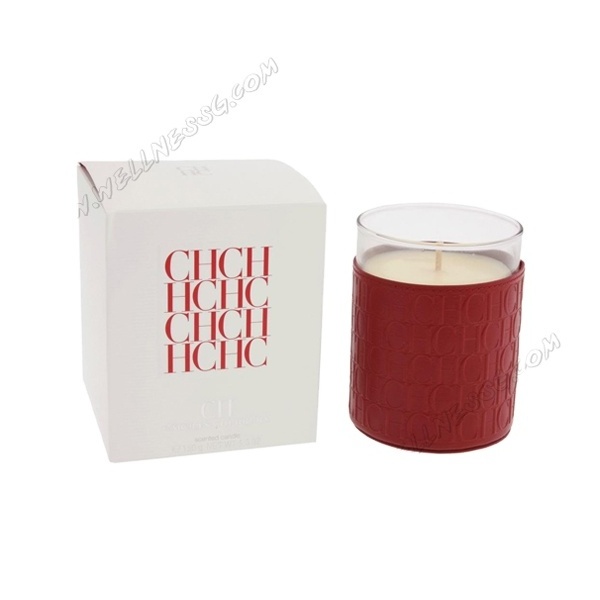 luxury scented red glass jar candles