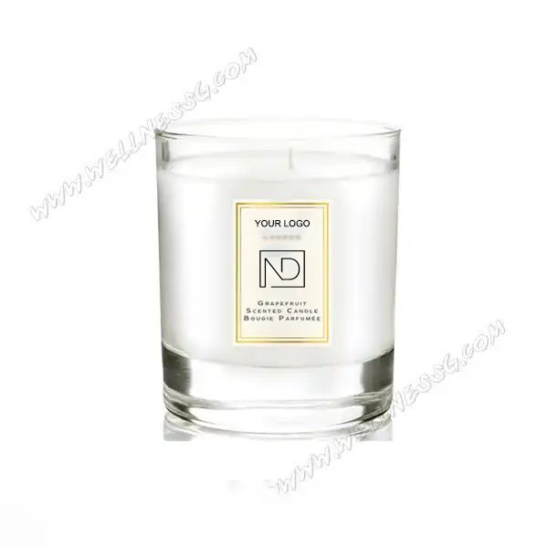 Luxury Pillar Candle in Glass Jar Scented Soy Wax for Wholesale for Meditation Diwali Candle Making Bars Customized Logo