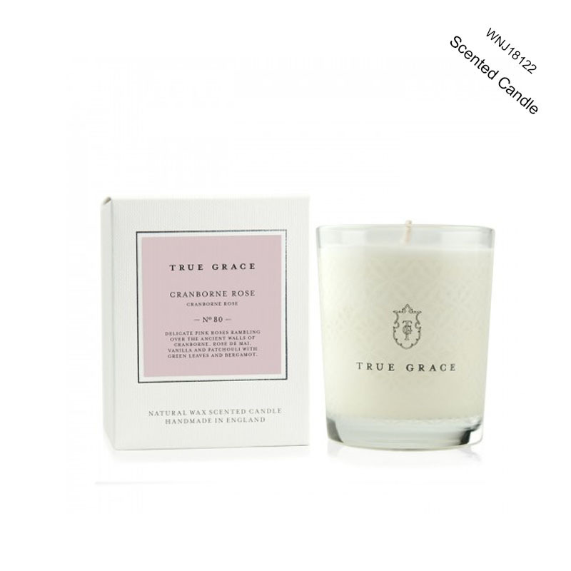 Luxury soy wax candle with black gift box