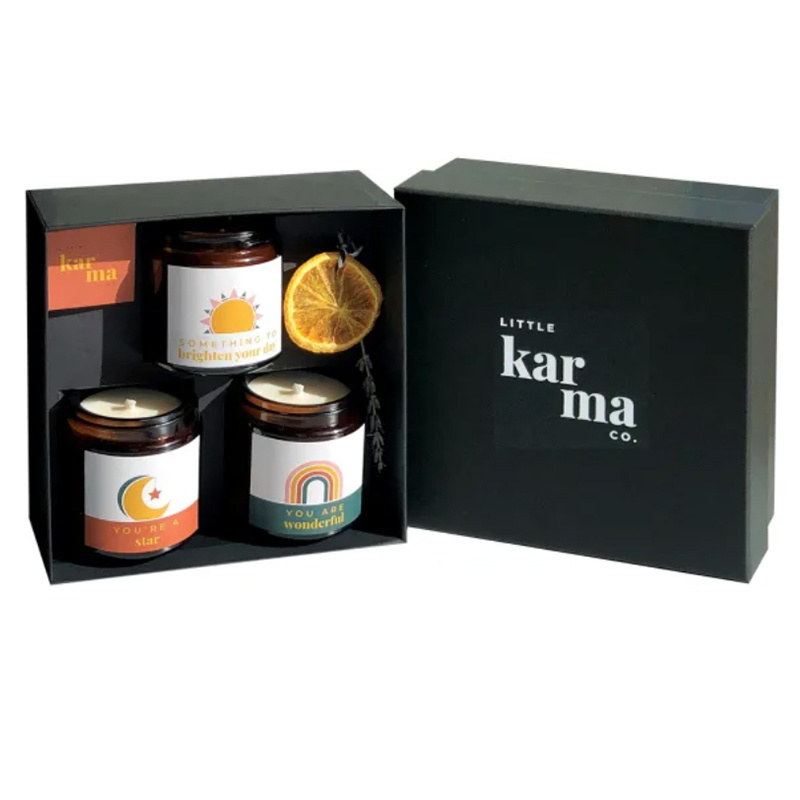 Luxury wedding candle gift set natural soy wax scented candle in glass jar