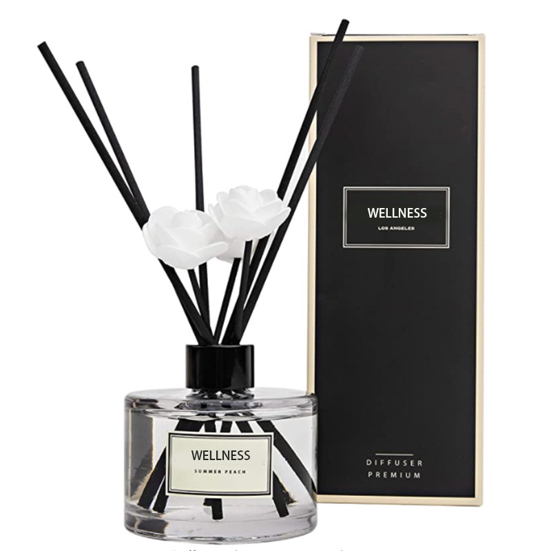 Luxury Essential Oil Set Glass Bottle Reed Diffuser Stick Shape Includes Luxury Packaging Gift Box Home Car Aroma Air Fresheners