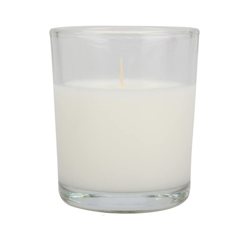 Wholesale white glass candles Personalized Scented Soy Candle Glass Jar in Golden Home Decoration Valentine's Day