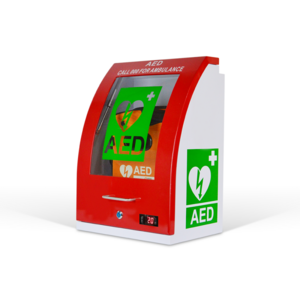 Medical First Aid Kit Defibtech Box Wall Tool Lock Outdoor AED Cabinet With Alarm