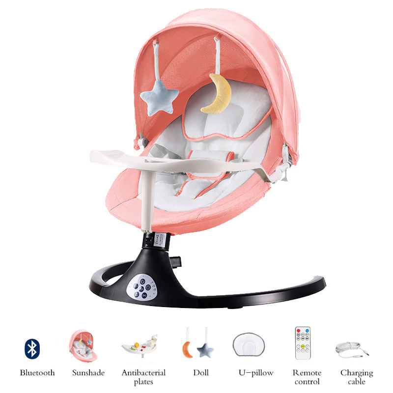 Electric Automatic Electronic Rocker Bassinet Cradle Lullaby Sleeping Swing for Baby