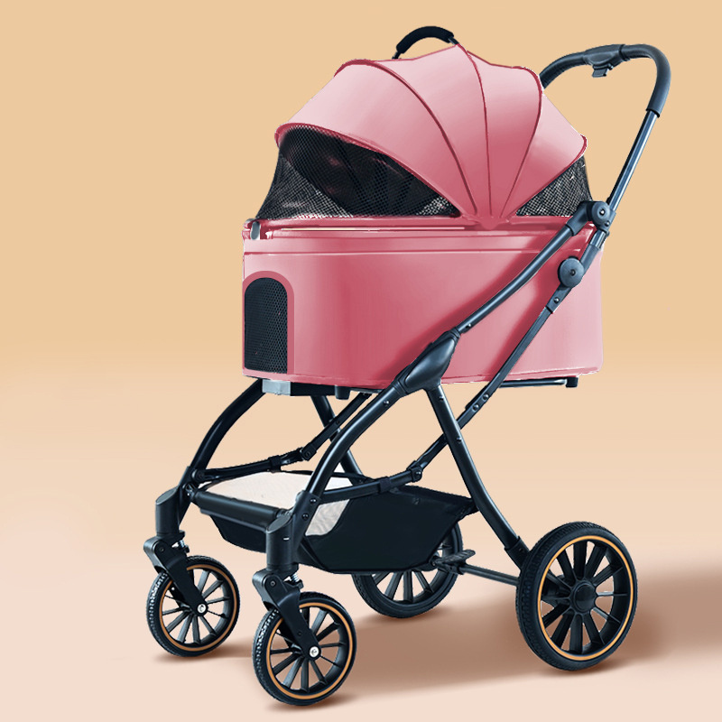 Outdoor Air Buggy Jogger Waterproof Wagon Cat Pulling Cart Medium Dog Pet Stroller Manufacturers