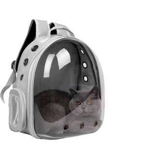 Portable Folding Expandable Breathable Outing Tiny Cat Cages Carrier Food Item Pet Backpack Bag for Travel