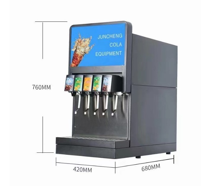 3 4 5 flavor electric restaurant commercial ice soda fountain stream drink maker making vending dispenser machine