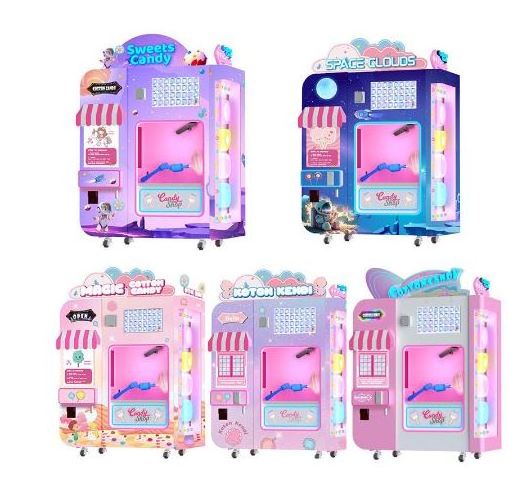 robot combo smart fridge coin operated ice water icecream ice cream vending machine with card reader