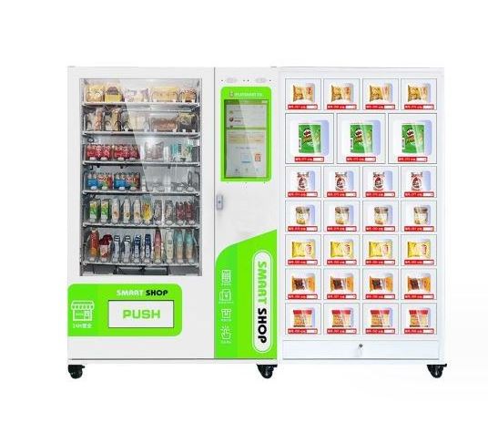 combo fully automatic smart french fries coffee smoothie food drink bubble tea vending machines for retail items