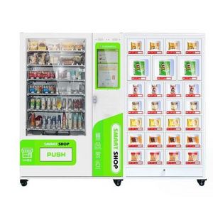 combo fully automatic smart french fries coffee smoothie food drink bubble tea vending machines for retail items