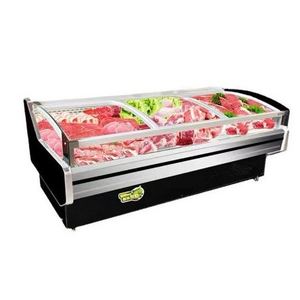 chest counter butchery fresh chicken meat display cooler refrigerator chiller freezer fridge cases for meat supermarket sale