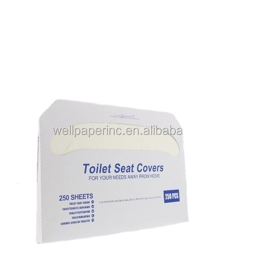 Half Fold Paper Toilet Seat Covers neutral packing - Disposable Virgin Paper Half-Fold Toilet Seat Cover Dispensers