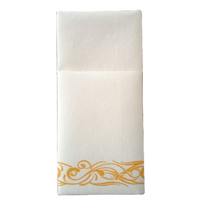 Cutlery Airlaid Paper Napkins,Disposable Guest Hand Towels With Absorbent,Line-like Feel weddings