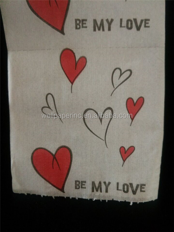 Hearts Toilet Paper Custom printed toilet paper