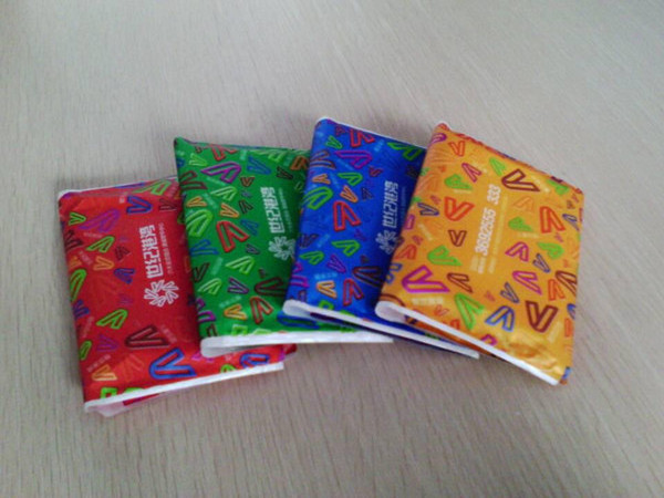 Wallet Tissue  Pack Size:80*125mm Sheet Size:160mm **90mm for kitchen home outside party