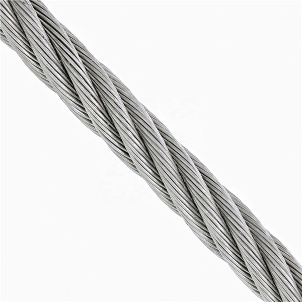 Industrial usage 7x7 2.5mm Electric galv wire rope