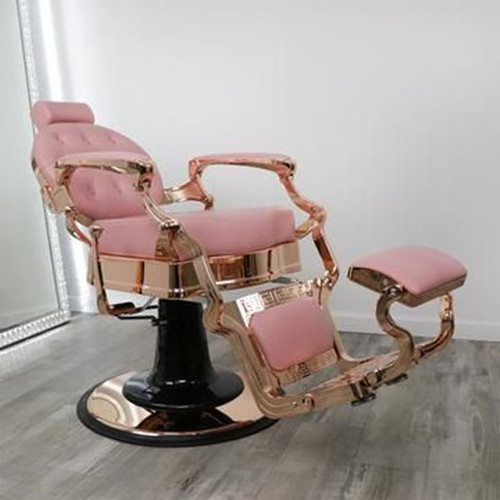 Styling Retro Classic Hydraulic Armrest Stylish King Beauty Hairdressing Furniture Hair Salon Barber Chair