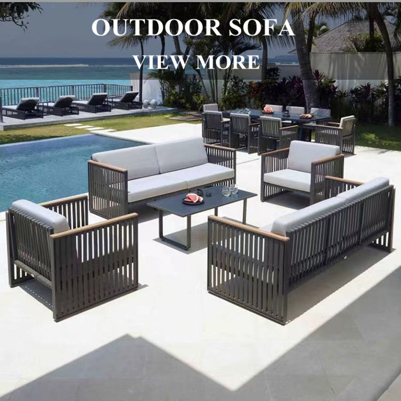 Wholesale high quality restaurant outdoor furniture modern cast aluminum patio dining garden chair