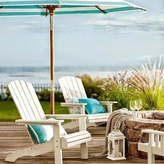 Fashion Modern Outdoor Garden Patio furniture  Plastic Wood Folding Adirondack beach Garden Chairs