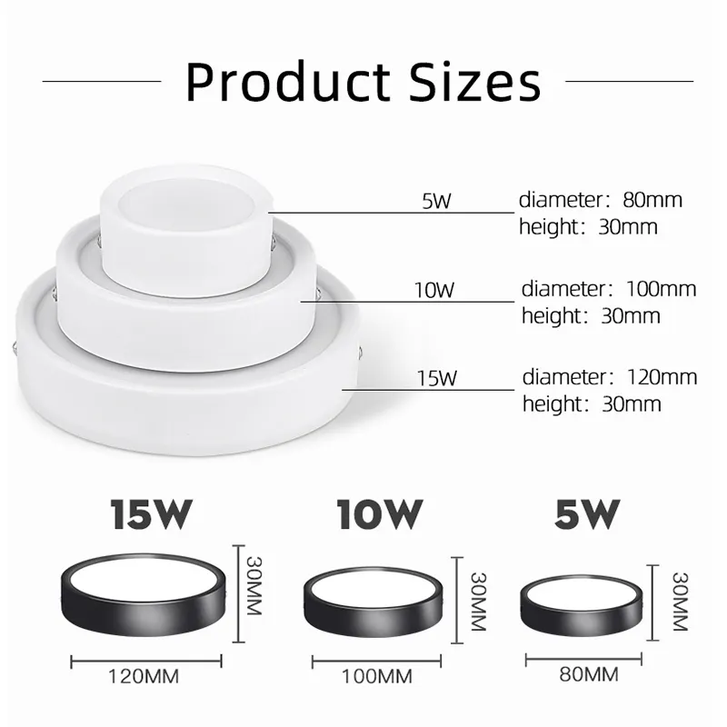 Led Ceiling Cob Recessed Downlight Surface Mounted Led Light Downlight,Led Down Light/Recessed Led Downlight/Led Downlight