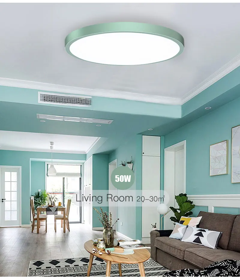 12 Inch 24W Ultra Slim Flat Modern Round Flush Mount LED Ceiling Light Fixture For Bedrooms Living Room Kitchen Home