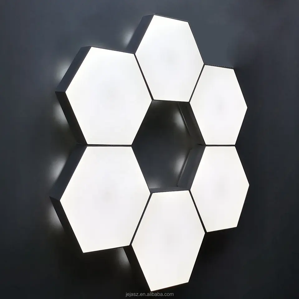 DIY RGB Quantum Light Smart Led Hexagonal Modular Touch Sensitive Lighting Remote Controlled Creative Decoration LED Night Light