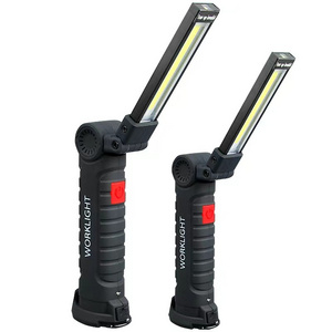 Portable 5 Modes Handle Camping Lighting Emergency Waterproof USB Rechargeable COB Work Lamp LED Working Light