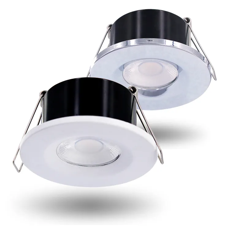 Dimmable Recessed Iron SMD Ceiling Downlight Fixture Fire Rated IP65 LED Down Light