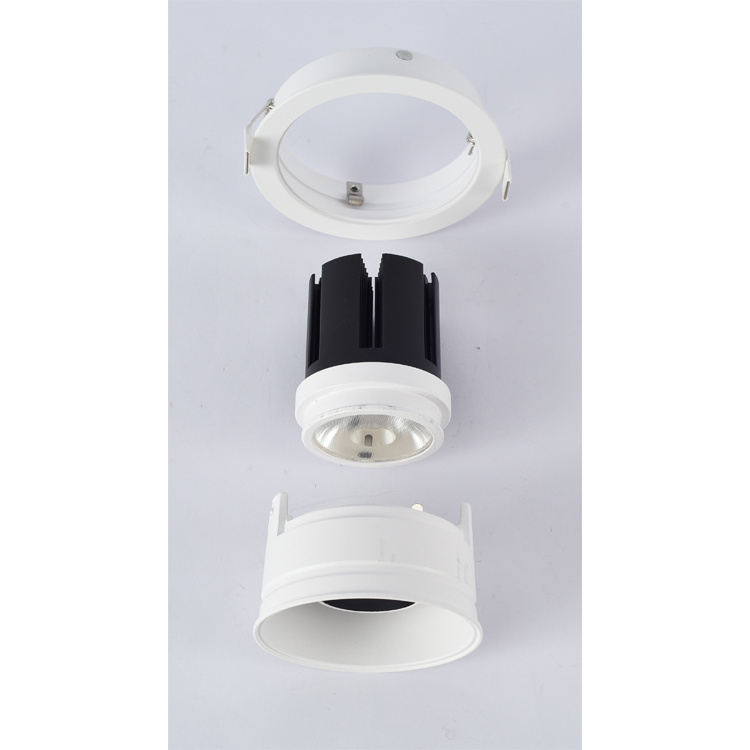 Factory Direct Aluminum Downlight Housing  MR11 GU10 MR16 AR111 Recessed Frame Spotlight Fixtures