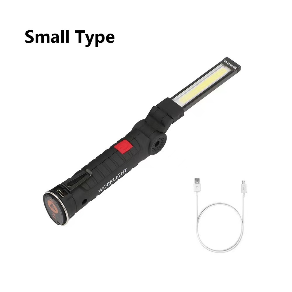 Portable 5 Modes Handle Camping Lighting Emergency Waterproof USB Rechargeable COB Work Lamp LED Working Light