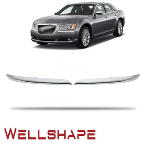 Fit Chrysler 300C 11-14 Front Bumper Trim Molding Chrome L+R