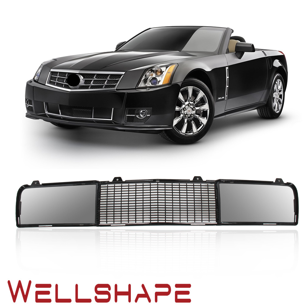 Compatible with 2004 2005 2006 2007 2008 Cadillac XLR Front Bumper Lower Grille Gloss Black GM # 15247797