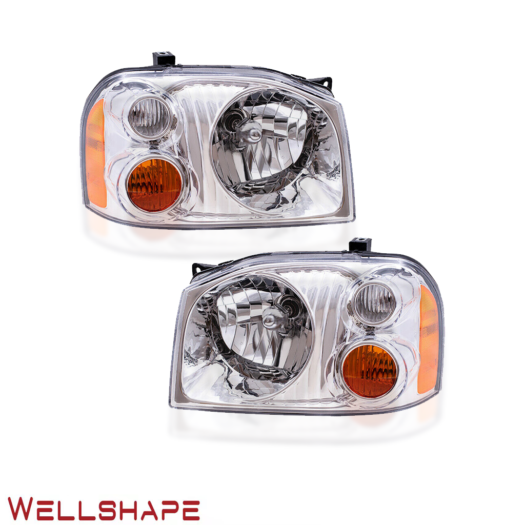 Fit Nissan Frontier 01'-04' Head Lamp Chrome