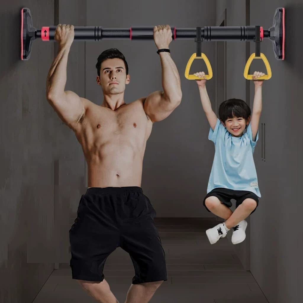 Wellshow Chin Up Bar Door Pull Up Bar Doorway Workout Home Gym Fitness Swing Sandbag Suspension Rod