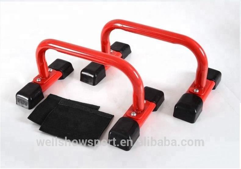 Wellshow Sport Cheap Push Up Bars Gravity Fitness Parallettes Push Up Bars Dip Station With Logo