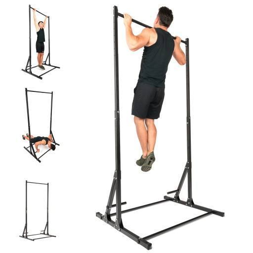 Wellshow Sport OEM Adjustable Pull up Chin up Station 2 in 1 Pull Up Bar Gym Horizontal Dip Bar