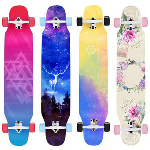 Wellshow Sport Skateboard Complete PRO Skateboard Canadian Maple Wood Adult Tricks Skate Board For Begin000ner Kids Boys Girls