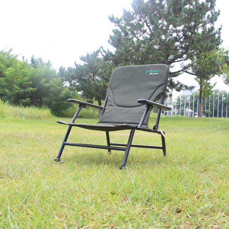 Selco In Stock Outdoor Recliner Camping portable foldable Carp chair for fishing Chairs Bed Carp