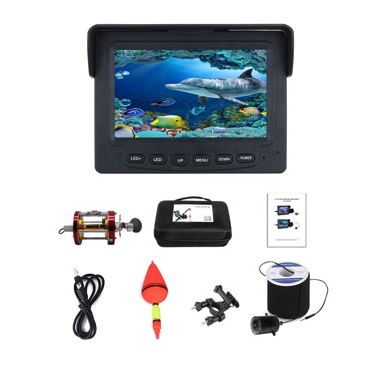 Deeper Fish Visual In Muddy water Integrated  Fish Finder Camera with 10 LCD monitor