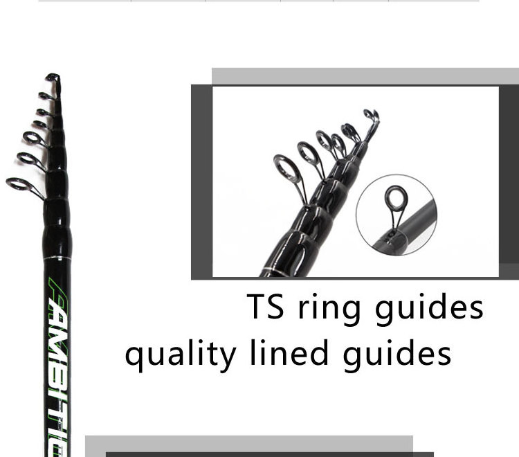 Fishing Rod Bolognese Fortexa Bass tele Trout Sea Fishing Rod