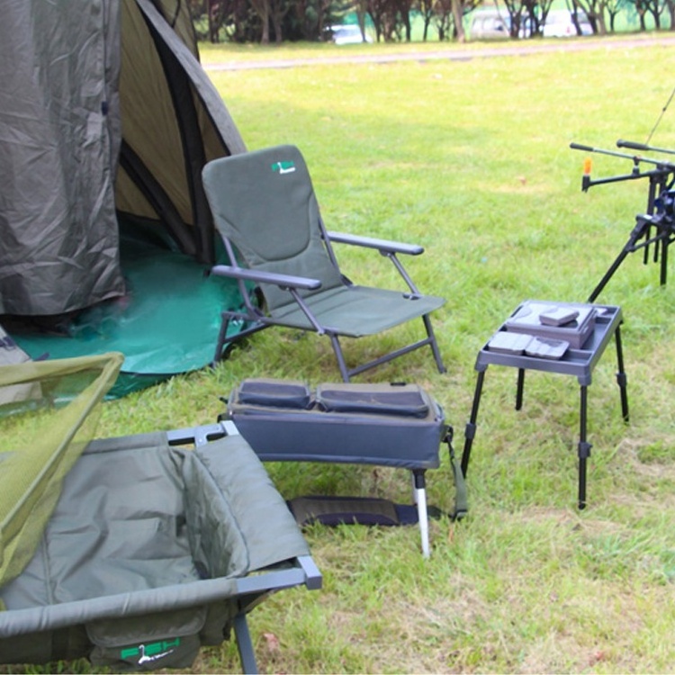 Selco In Stock Outdoor Recliner Camping portable foldable Carp chair for fishing Chairs Bed Carp