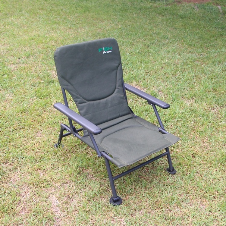 Selco In Stock Outdoor Recliner Camping portable foldable Carp chair for fishing Chairs Bed Carp