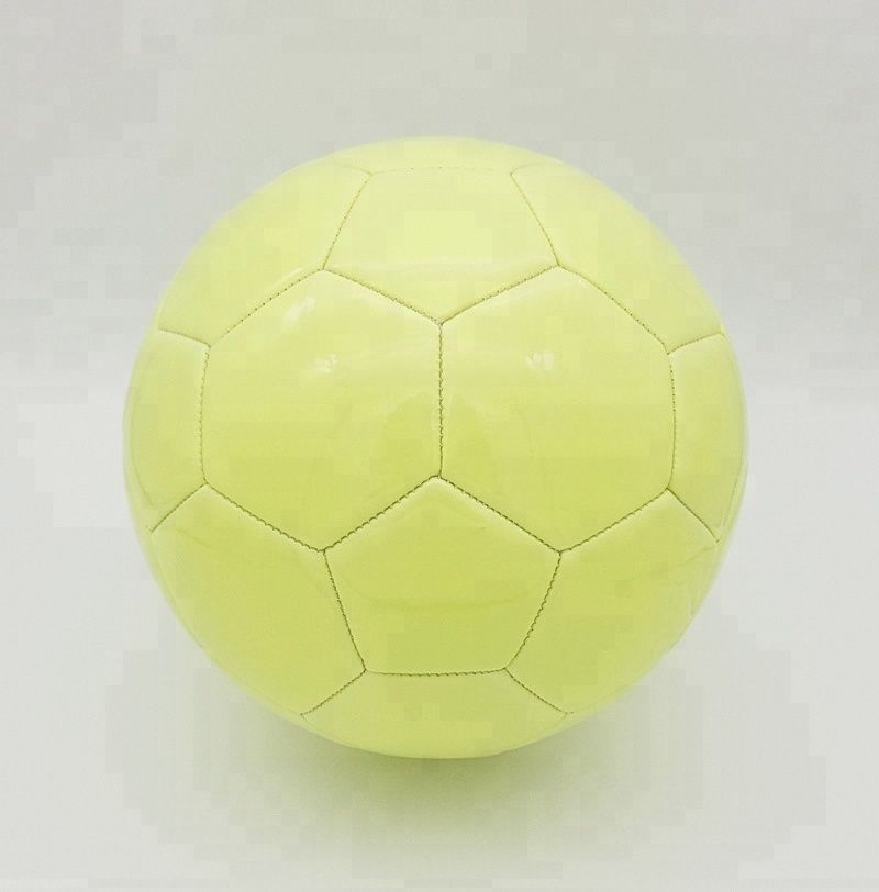 Customized official size 5 glow in the dark soccer ball