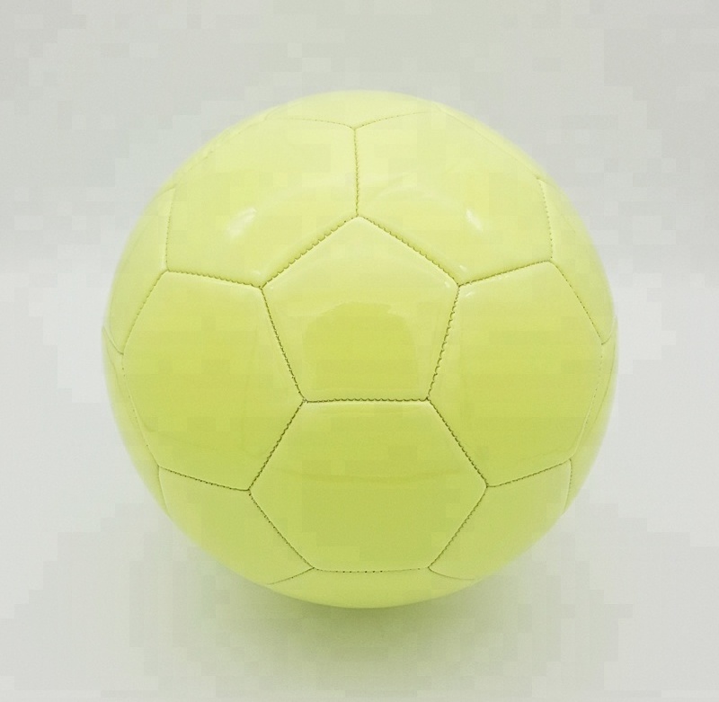 Customized official size 5 glow in the dark soccer ball