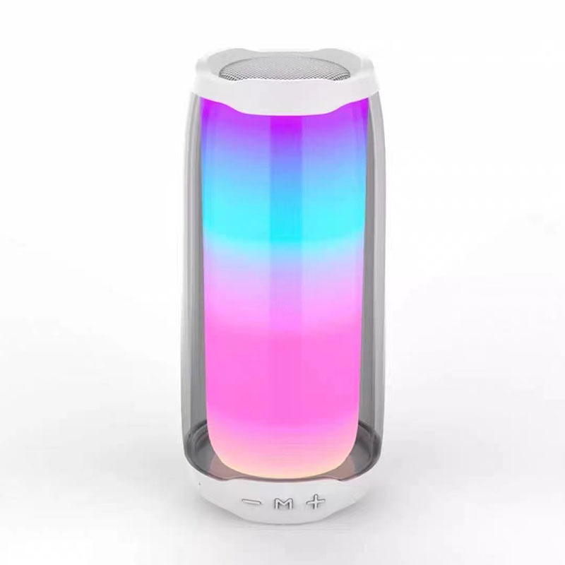 Museeq Bluetooth Speaker With RGB Flashlight Radio Function TF Card Playback IPX5 Waterproof Wireless Bluetooth Speaker