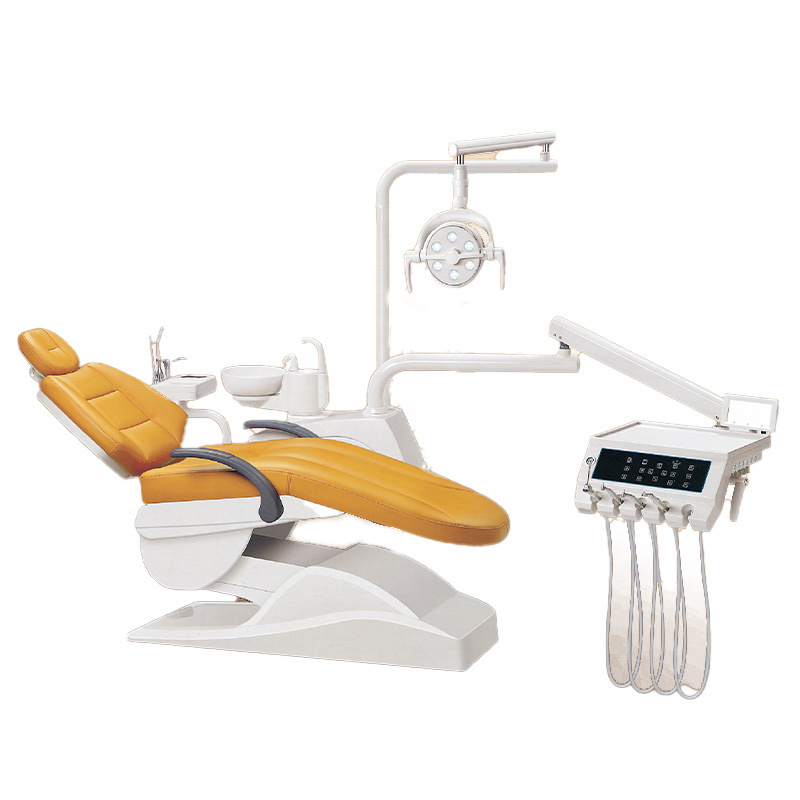 New arrival high quality luxury dental chair unit price of dental bed with Led Lamp Integral Dental Unit