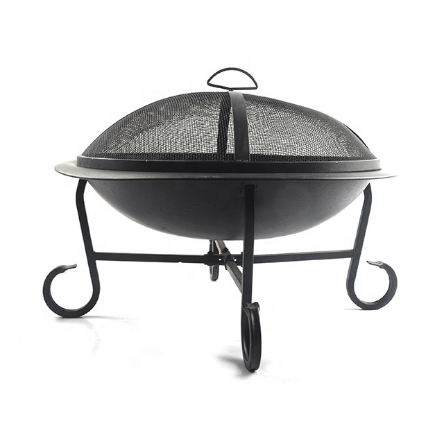 Outdoor garden new design best quality metal fire pit fire bowl with lid