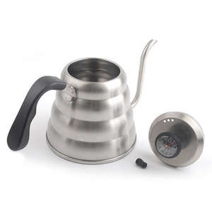 Stainless Steel  Tool Camping Coffee Pot  With Thermometer